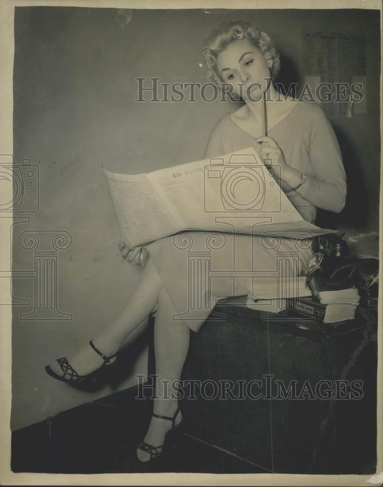 Press Photo Jo Ann Matthews the blonde bookmaker - Historic Images