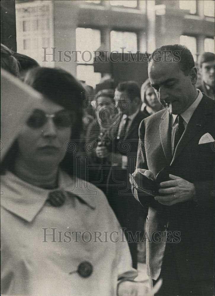 Press Photo Mr Van den Boeynants, former Prime Minister - Historic Images