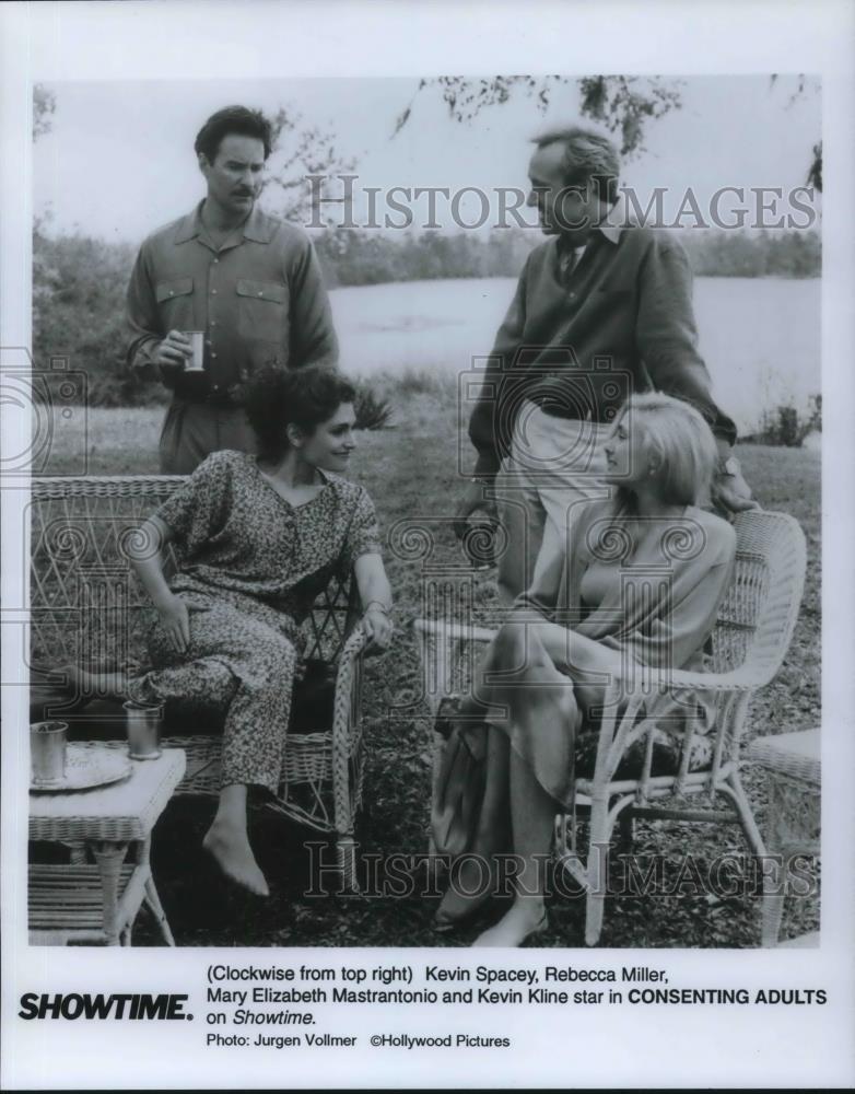 1994 Press Photo Showtime's Consenting Adult starring Kevin Spacey, Rebecca - Historic Images