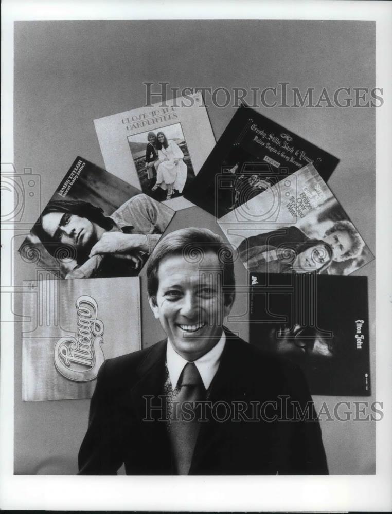 1971 Press Photo Andy Williams 13th Annual Grammy Awards - cvp20239 - Historic Images
