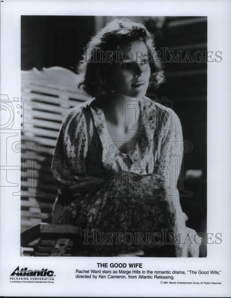 1987 Press Photo Rachel Ward In The Good Wife - cvp21628 - Historic Images