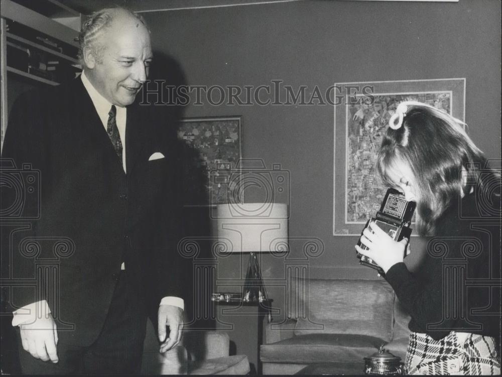 1974 Press Photo German President Walter Scheel/Cornelia Scheel - Historic Images