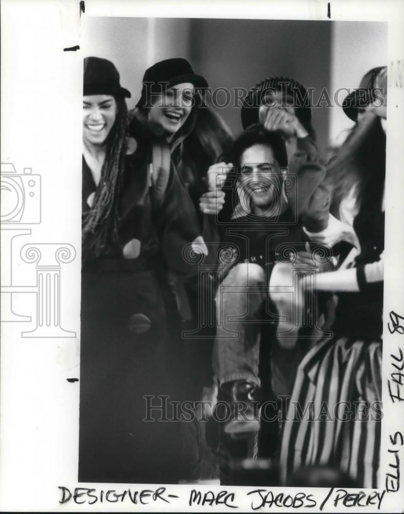 1993 Press Photo Marc Jacobs American Fashion Designer Perry Ellis Fall 1989 - Historic Images