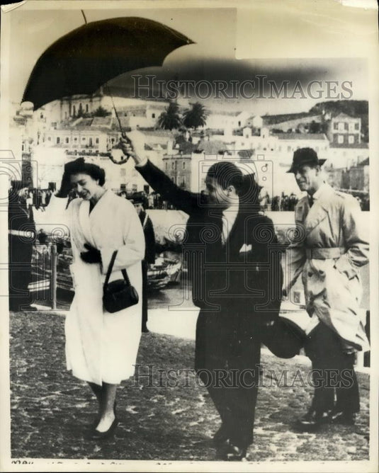 1957 Press Photo H.M. the Queen and the Duke of Edinburgh - Historic Images