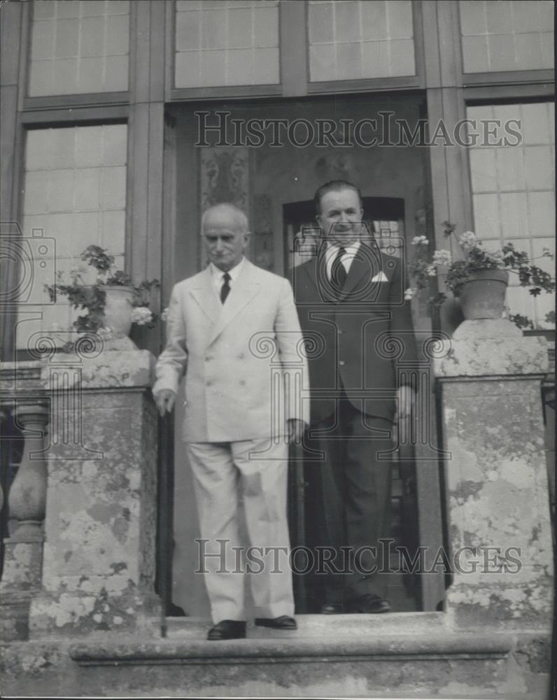 Press Photo Pella Italian Minister of Foreign Affairs - Historic Images