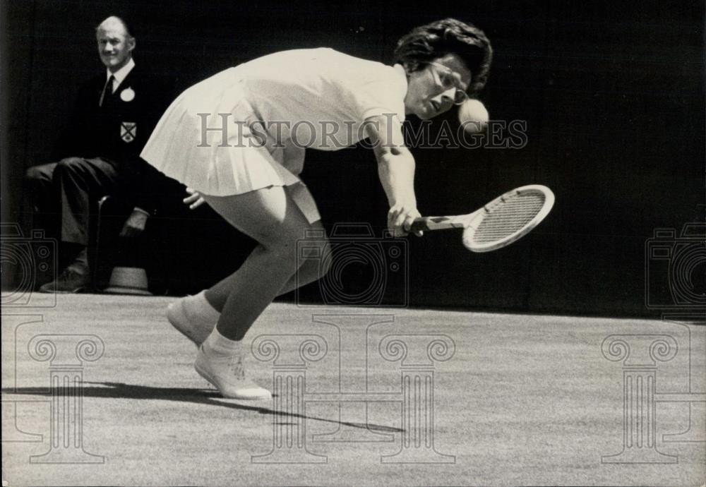 1966 Press Photo Tennis at Wimbledon&quot; Women&#39;s Singles Semi-Finals, L.W. King - Historic Images