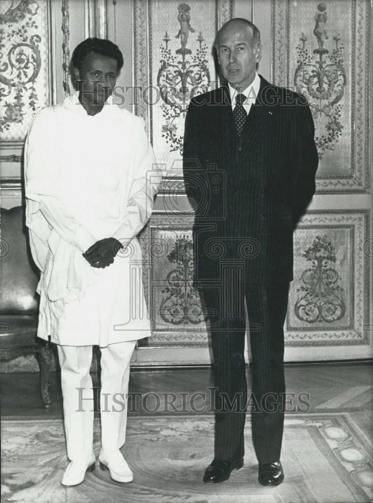 Press Photo The Ethiopian Ambassador at the Elysee Palace - Historic Images