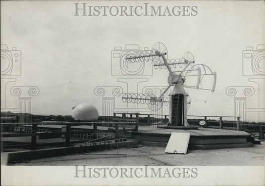 1962 Press Photo French Station For Telecommunications - Historic Images