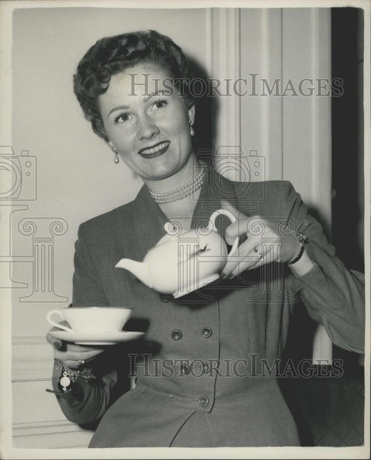 1954 Press Photo "Mrs. America",Wanda Jennings - Historic Images