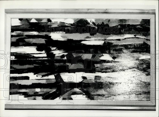 1956 Press Photo "Trunks-Nocturne" - by William Gear - Historic Images