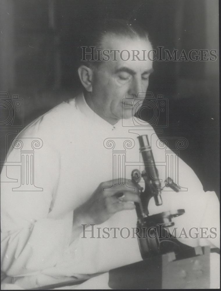 1966 Press Photo Dr, Eduard Albert Fisch Swiss Dental Pioneer Dies - Historic Images