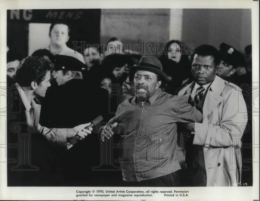 1970 Press Photo Sidney Poitier as he stars in THEY CALL ME MISTER TIBBS! - Historic Images
