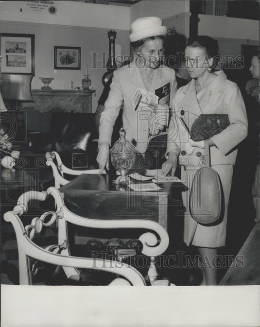 1965 Press Photo Mrs. Dean Rusk,& Madam Brosio - Historic Images