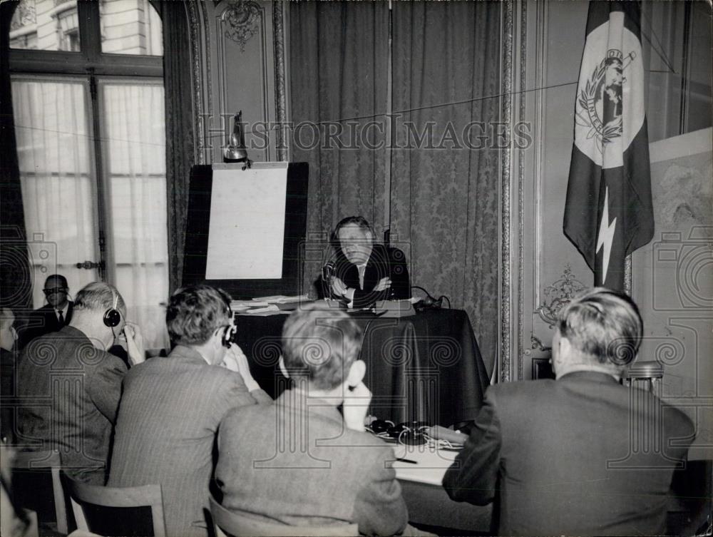 Press Photo International Criminal Police Organization Congress Meeting - Historic Images