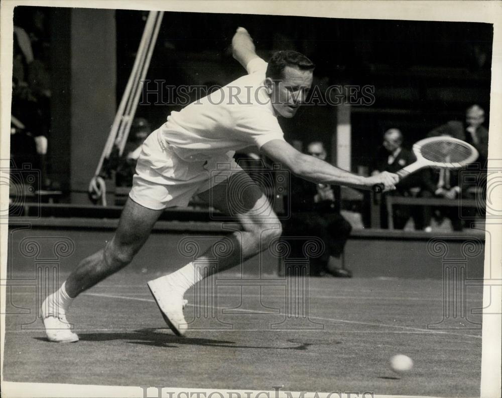 1962 Press Photo Wimbledon first day: E.A. Neely (USA) - Historic Images