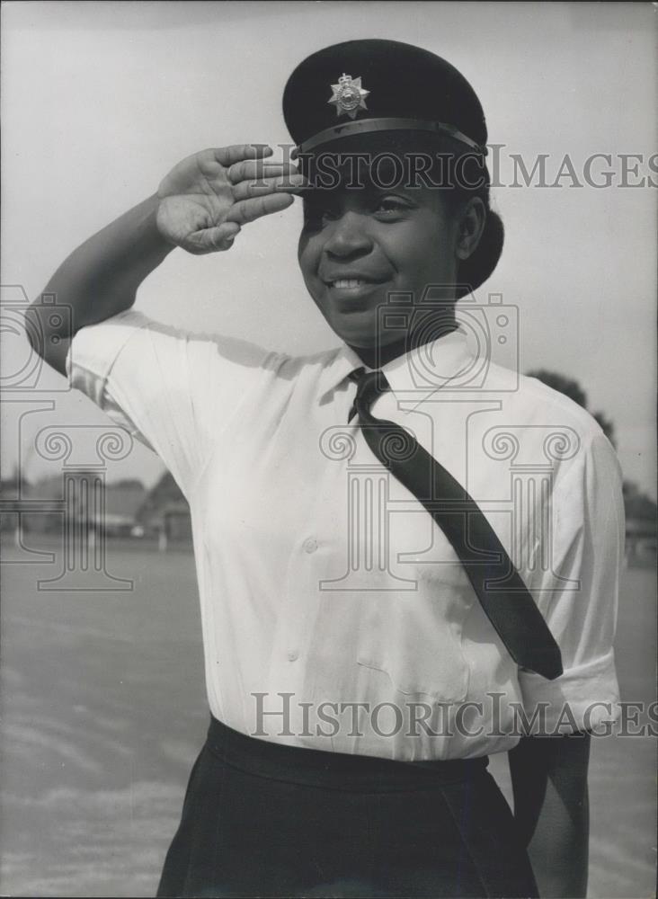 1966 Press Photo Rita Burgess,1st coloured policewomen to be trained in Britain - Historic Images