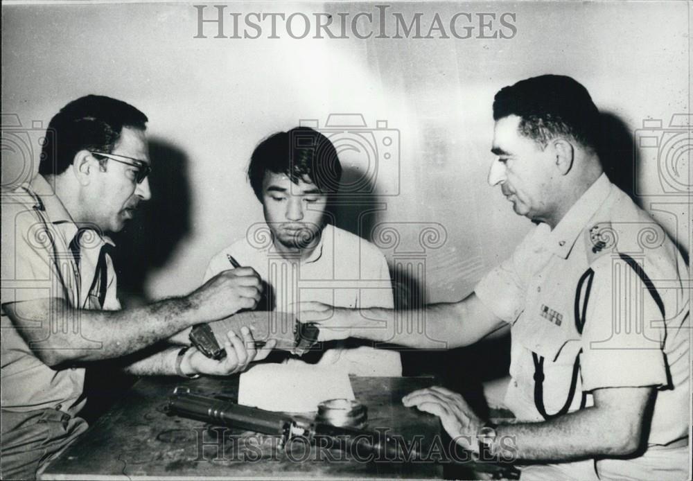 Press Photo Japanese terrorist Kozo Okamoto - Historic Images