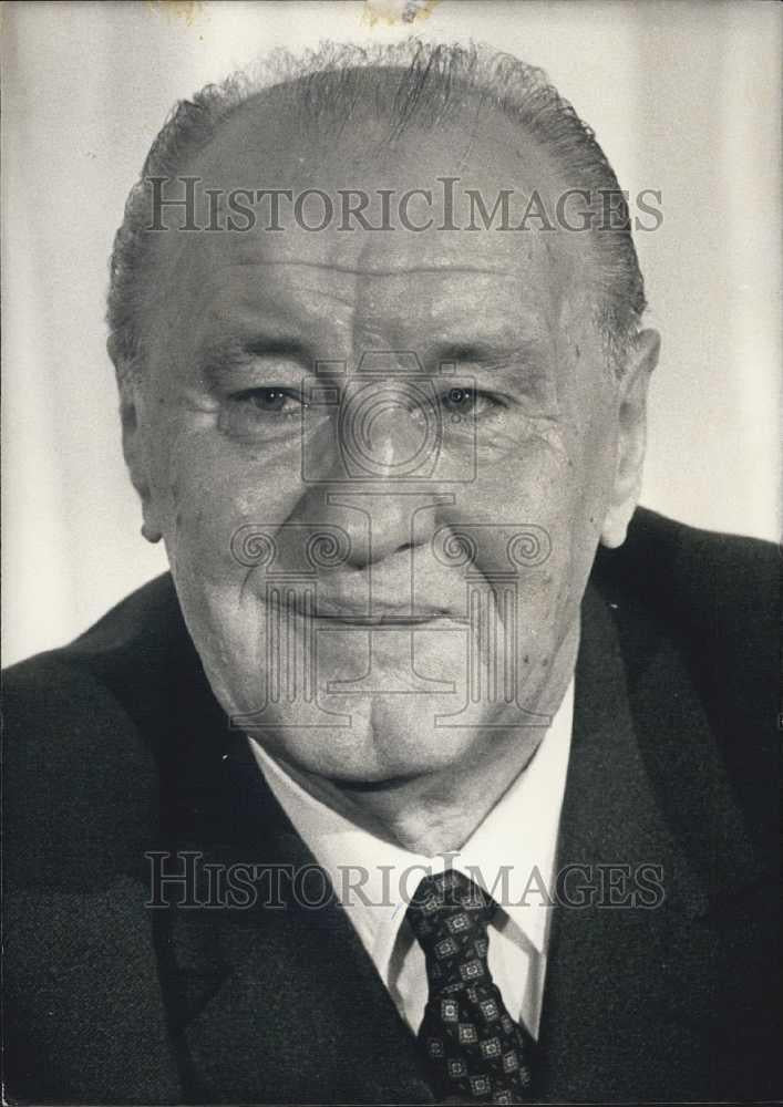 Press Photo Janos Kadar, of the Hungarian Communist Party - Historic Images