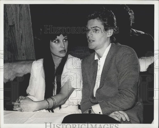 1981 Press Photo Princess Soroya Khashoggi & Robert Rupley. - Historic Images
