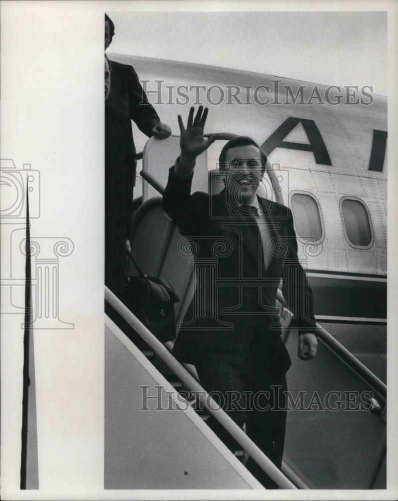 1970 Press Photo David Frost, English journalist, comedian, writer &amp; media pers - Historic Images