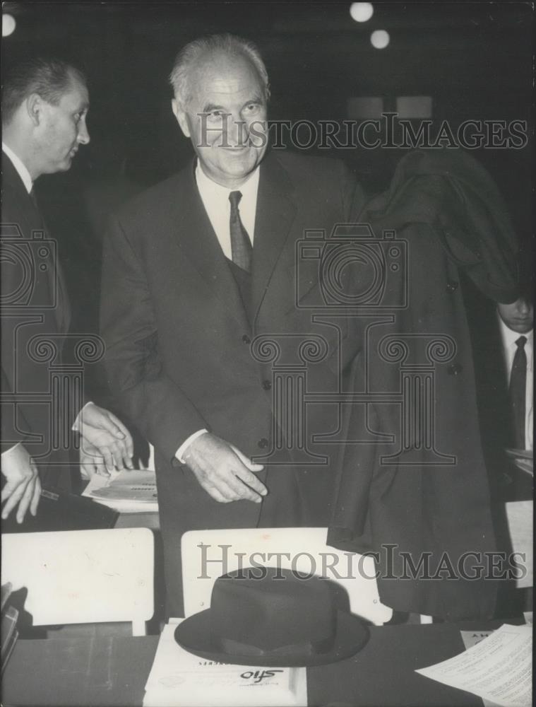 1965 Press Photo Mr. Gaston Deferre, Mayor of Marseille - Historic Images