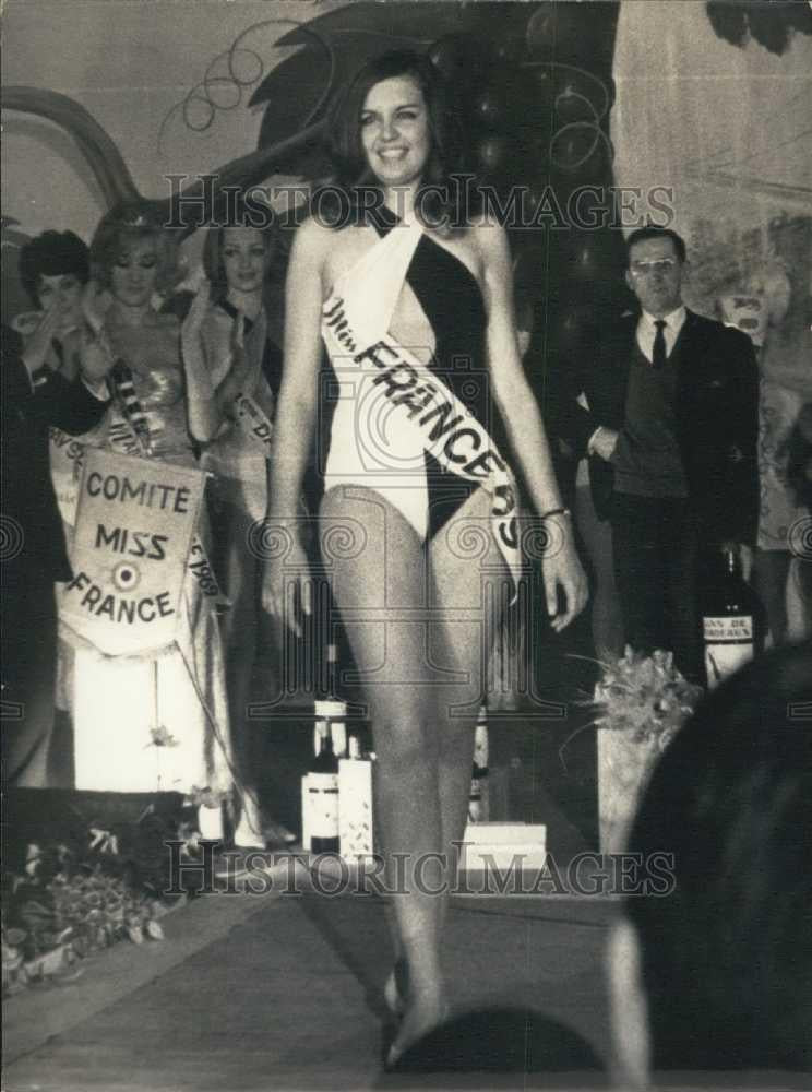 1969 Press Photo &quot;Miss France 1969&quot; Suzanne Angly - Historic Images