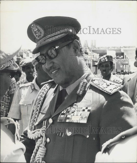 Press Photo President Nimeri of Sudan - Historic Images