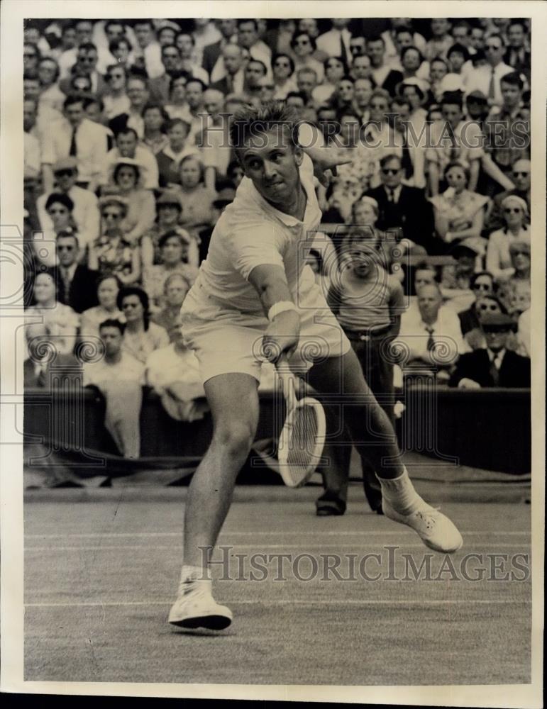 1954 Press Photo Hugh Stewart, Tennis, Wimbledon - Historic Images
