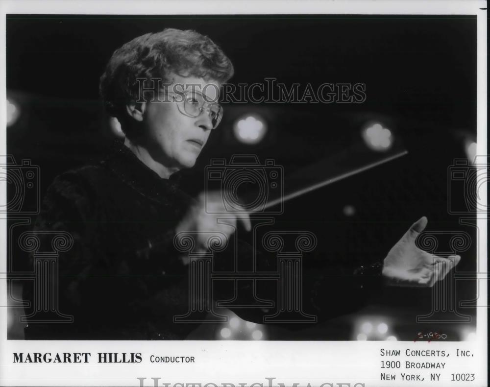 1993 Press Photo Conductor Margaret Hillis - cvp20856 - Historic Images