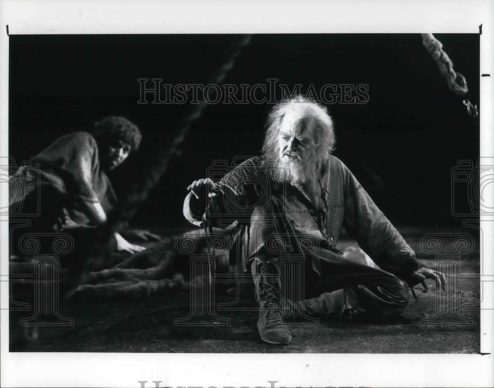 1990 Press Photo Hal Holbrook in a King Lear play - cvp23735 - Historic Images