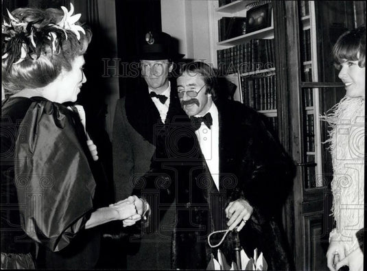 1978 Press Photo Jacky Stewart & wife &Mrs. De Saussure - Historic Images