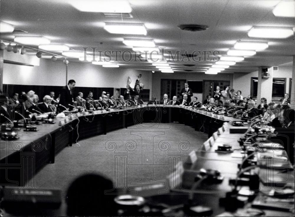 1972 Press Photo 89th General Meeting of UNESCO in Madrid - Historic Images