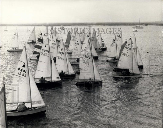 1968 Press Photo Icicle Trophy In Artic sailboat race - Historic Images