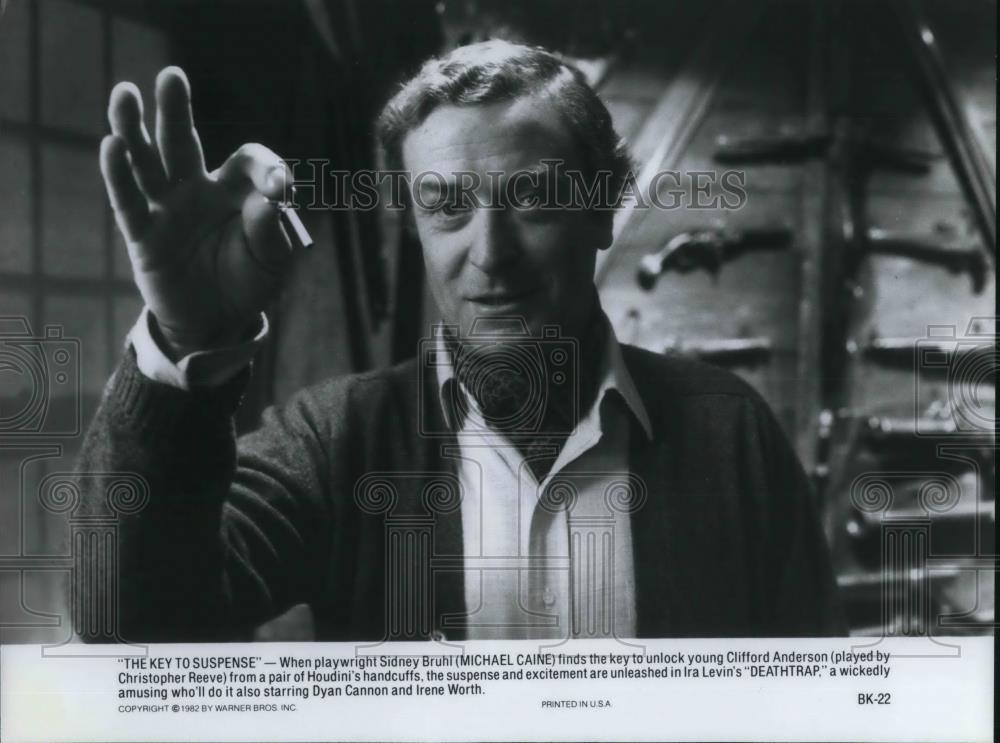 1982 Press Photo Michael Caine in The Key to Suspense - cvp23188 - Historic Images