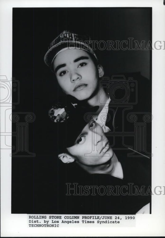 1990 Press Photo Technotronic - cvp28045 - Historic Images