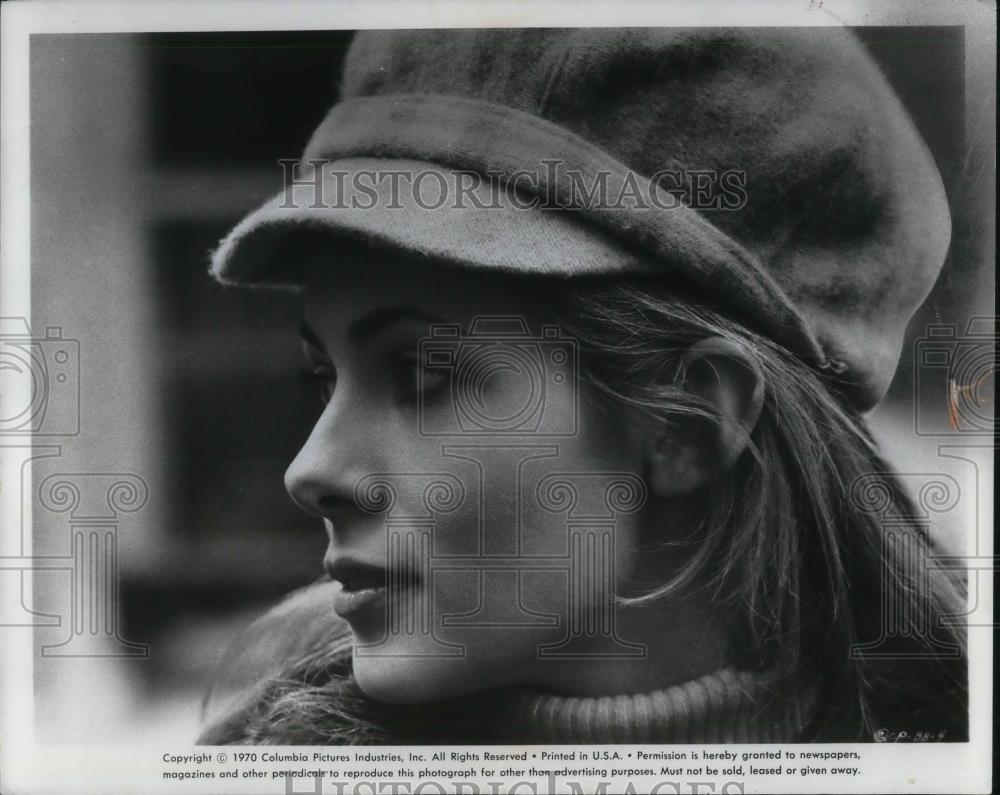 1971 Press Photo Claude Jade in Bed and Board - cvp20755 - Historic Images