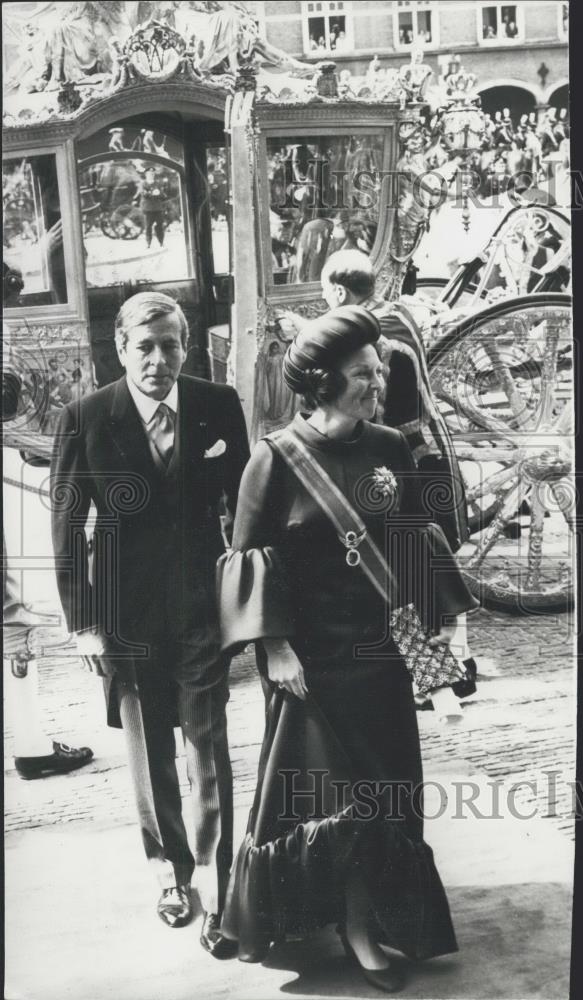 1980 Press Photo Queen Beatrix of Holland opens Dutch Parliament - Historic Images