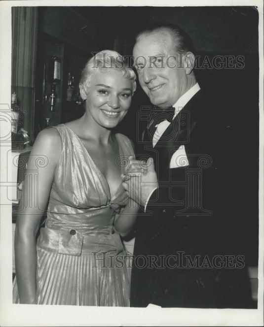 1956 Press Photo Singer Karen Greer and Husband Lance Fairfax - Historic Images