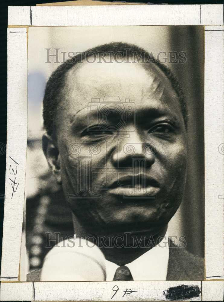 1968 Press Photo Francois Tombalbaye President of the Republic of Chad - Historic Images