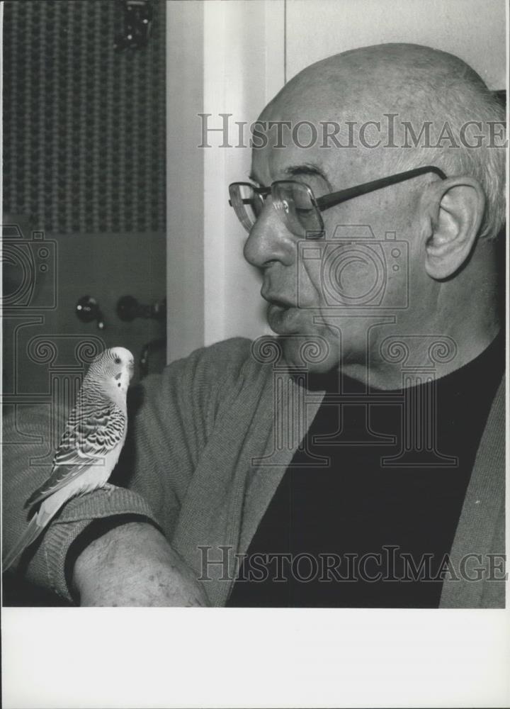 1970 Press Photo Budgerigar Picco KNows More Than 150 Words - Historic Images