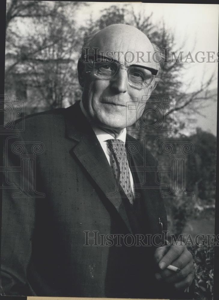 1963 Press Photo Professor Hans D. Jensen, Nobel Prize For Physics Winner - Historic Images