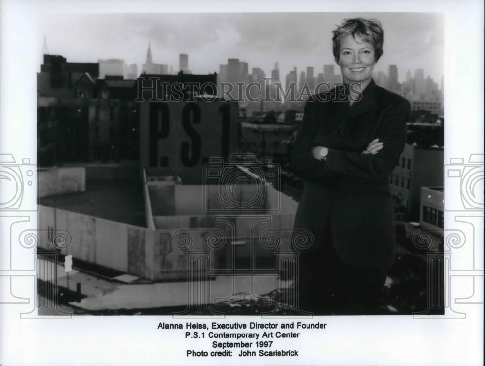 1997 Press Photo Alanna Heiss, Founder of P.S.! Contemporary Art Center - Historic Images