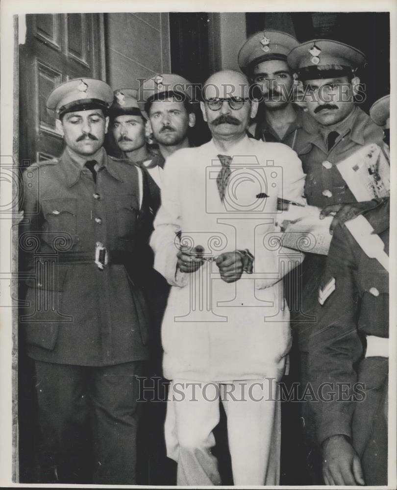 1953 Press Photo Trial of Greek Communist Leader Nikolas Ploumbidis - Historic Images