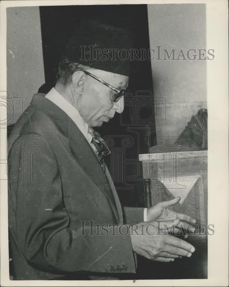 1953 Press Photo Dr.Ahmed El Nakid,Egypt - Historic Images