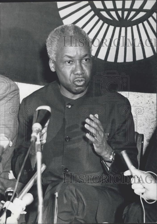 Press Photo President Julius Nyerere, Tanzania - Historic Images