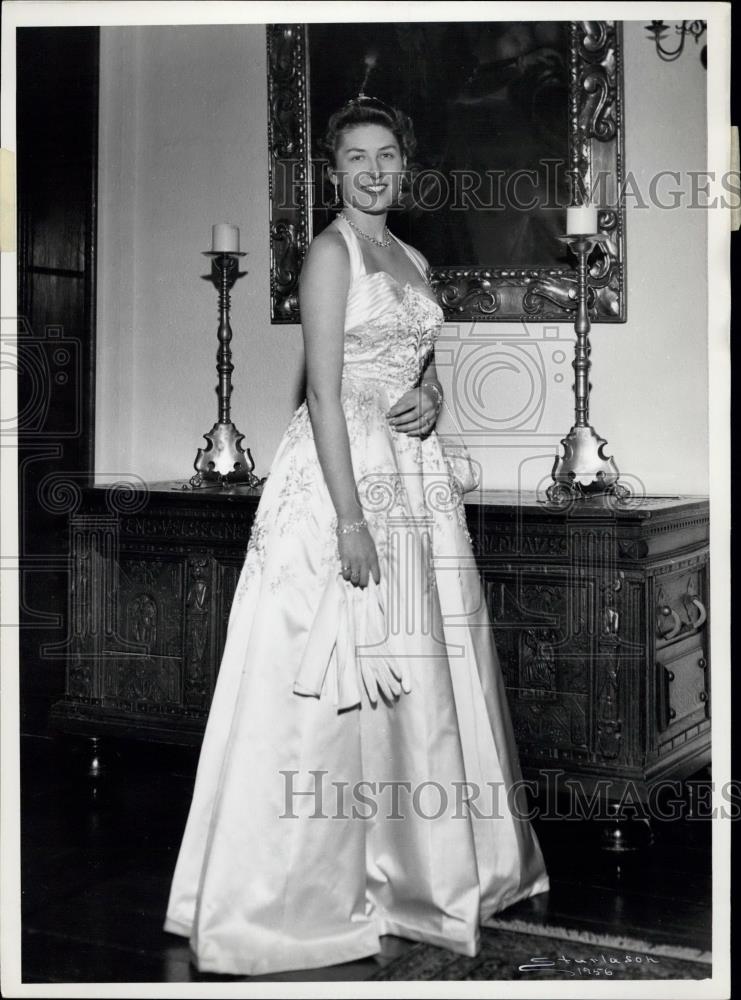 1956 Press Photo H.R.H. Princess Astrid of Norway - Historic Images