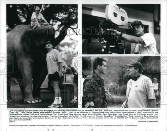 1993 Press Photo Director Simon Wincer & Ray Liolta in Free Willy - cvp23062 - Historic Images