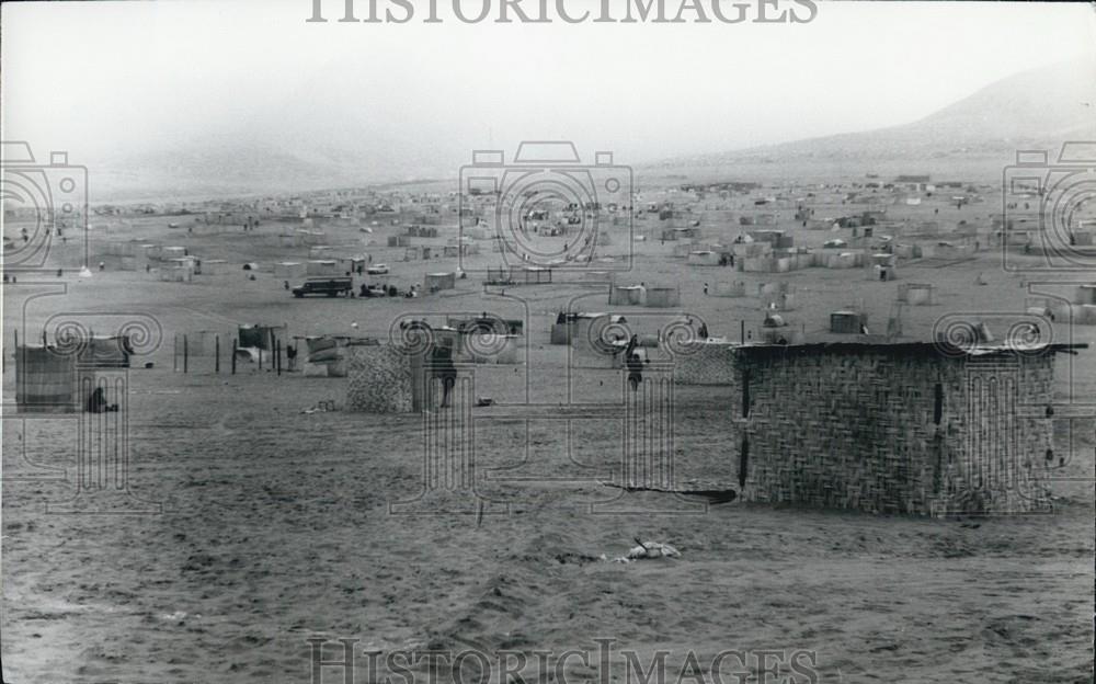 1971 Press Photo Overview New City Villa Salvador In Peru - Historic Images