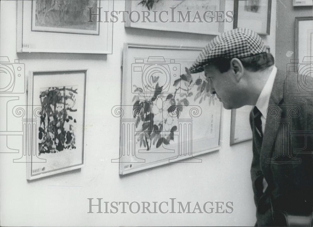 Press Photo Munks Trees and Monkeys by five year old Lewis Lyons. - Historic Images