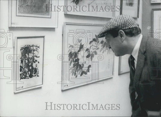 Press Photo Munks Trees and Monkeys by five year old Lewis Lyons. - Historic Images